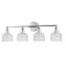 Maxim Lighting Hollow 4-Light 31" Wide Polished Chrome Vanity Light 11324CLPC - alternate 1